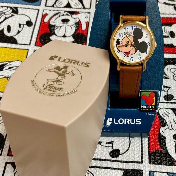 Vintage Disney x Lorus by Seiko Mickey Mouse Bobbing Eye Unisex Watch w Case main image 9